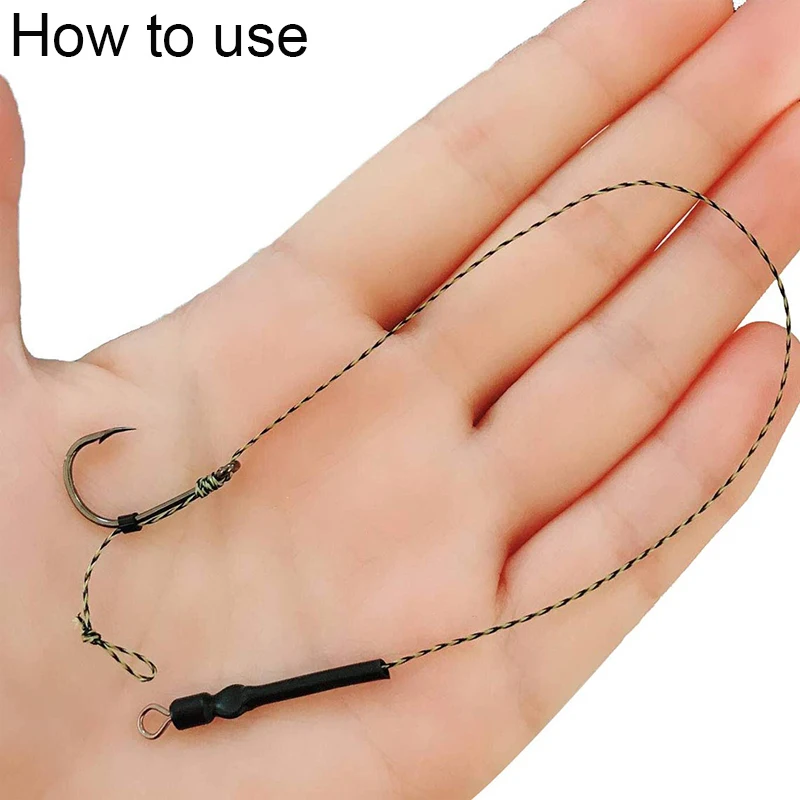 Anzuelos de pesca de carpa de acero con alto contenido de carbono, accesorios de pesca de carpa, anzuelos para el pelo, tamaño 2 #4 #6 #8 #, 1000 Uds. - imagen 5