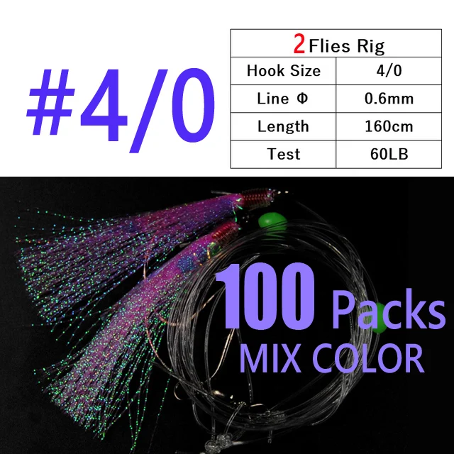 100packs 2 hooks 4l0