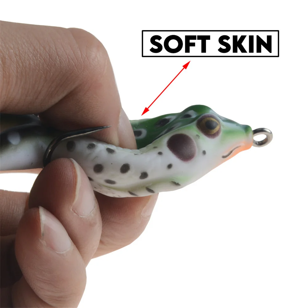 1 Uds doble hélices Rana Wobbler cebo suave Jigging Señuelos de Pesca 95mm13g Artificial Crankbait Minnow aparejos de pesca en superficie - imagen 4