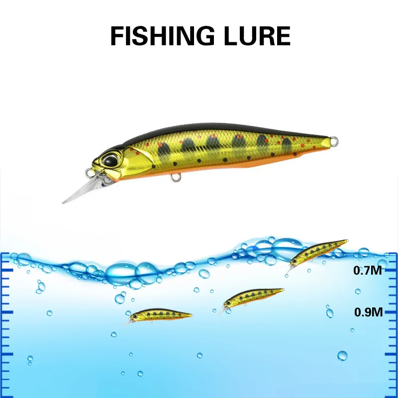 Dur Leurre Minnow Flotante Señuelo para Lubina - imagen 3