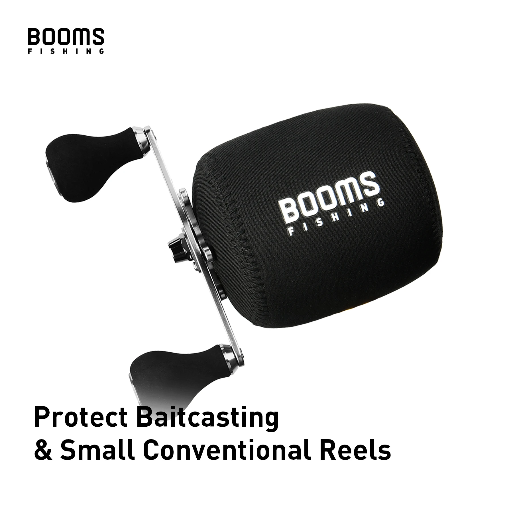Booms Fishing RC1 Fising-bolsa de carrete, cubierta de tambor de neopreno, funda protectora súper ligera y fuerte, accesorios para bolsas de carrete de Baitcasting