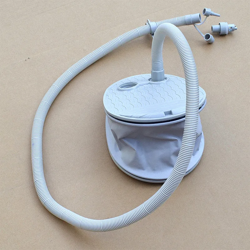 Bomba de pie de fuelle de 173cm para barcos inflables, bomba de aire de pie de fuelle de alto volumen, soporta inflado y desinflado - imagen 5