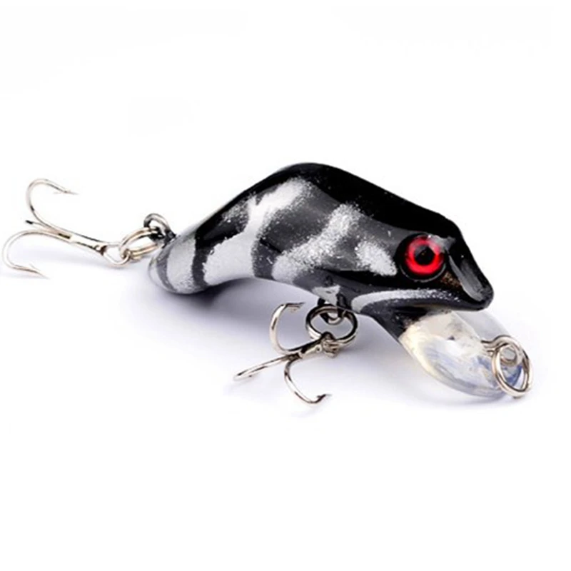 Señuelo de pesca de rana biónica flotante, de 55mm Wobblers/8,8g Isca, arrastre Artificial, Crankbait duro, aparejos de basura, 1 pieza - imagen 5