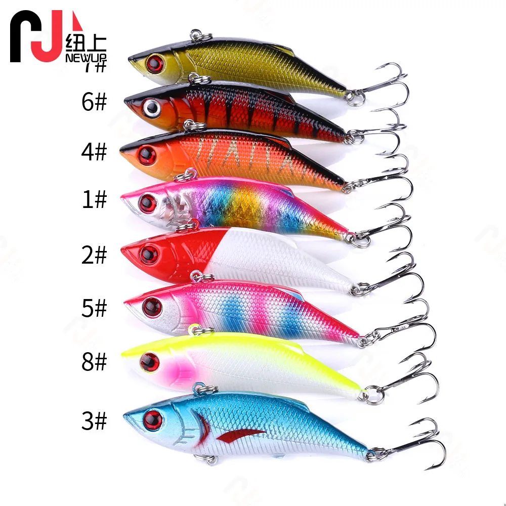 NEWUP-cebo de pesca Artificial de hundimiento lento, Wobbler, Ratlins, Lucio, carpa, lubina, Vib, aparejos de pesca de invierno, 8cm/11,8g - imagen 3