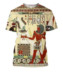 Camiseta Egipcia Ojo de Horus 3D – Manga corta unisex Harajuku