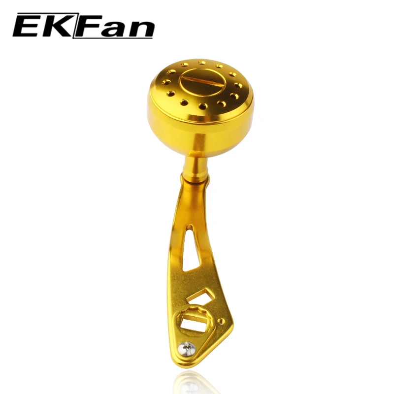 EKFan-perillas de mango de carrete de pesca de aleación de aluminio, 94MM, para Baitcasting, piezas de aparejos de rueda de carrete de pesca - imagen 2
