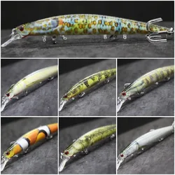 WLure Jerkbait HM672 – Minnow flotante lento de acción ajustada