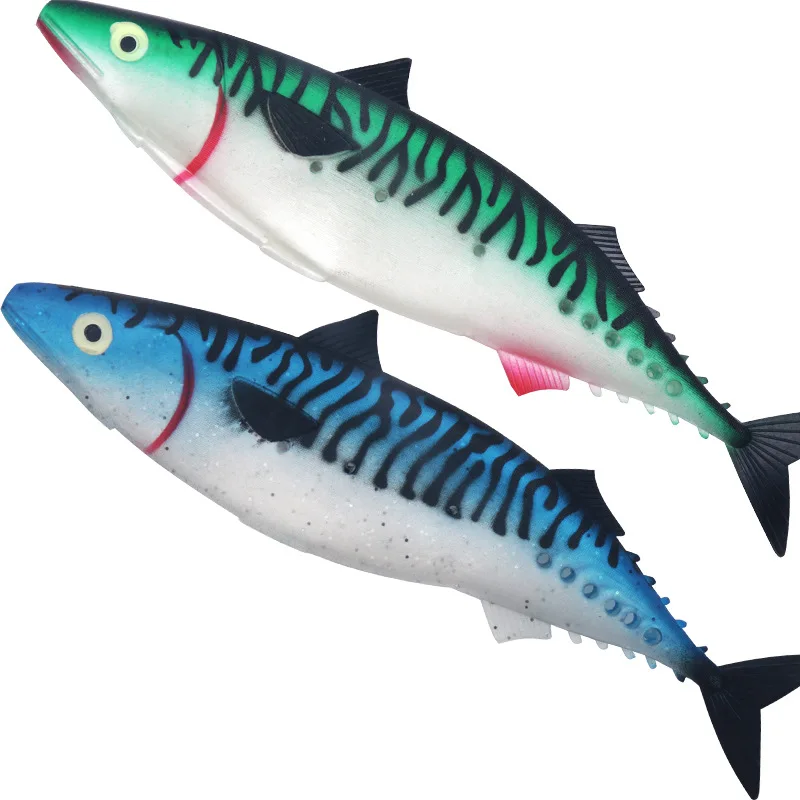 Señuelos De Pesca De 29cm y 67g, cebos blandos De Pesca De distancia, cebo Artificial De calamar para agua De mar profunda, 3 unids/lote - imagen 4