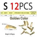 12pcs Golden S