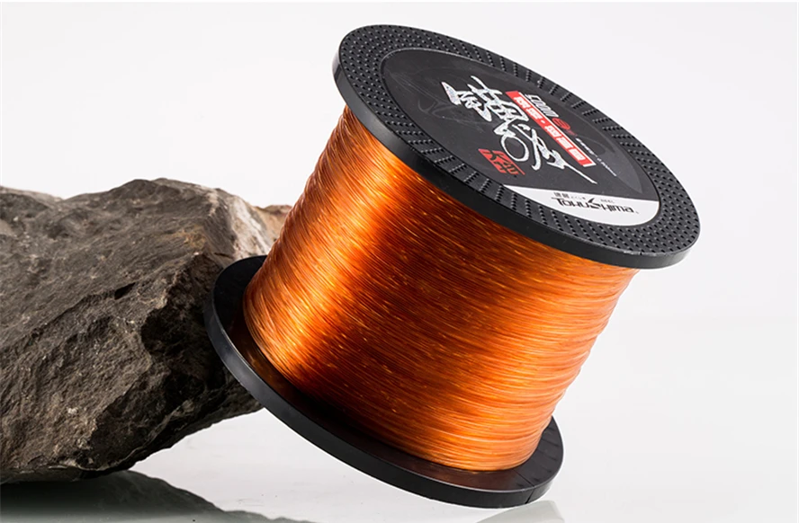 Sedal de pesca de 500M, monofilamento de nailon superfuerte, cables antiabrasión duraderos para invierno, accesorios de aparejos de pesca de carpa y lubina