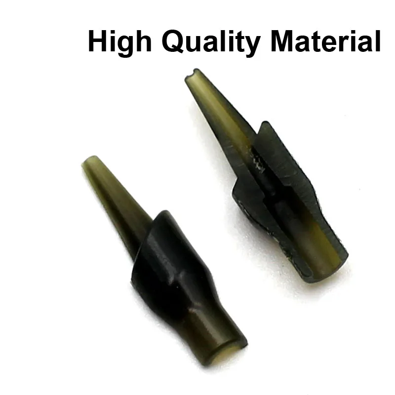 15 Uds. Equipo de goma para correr para pesca de carpa, aparejo para correr, líderes de Leadcore, ojo grande, giratorio, manga antienredos, aparejo de Material para carpa - imagen 3