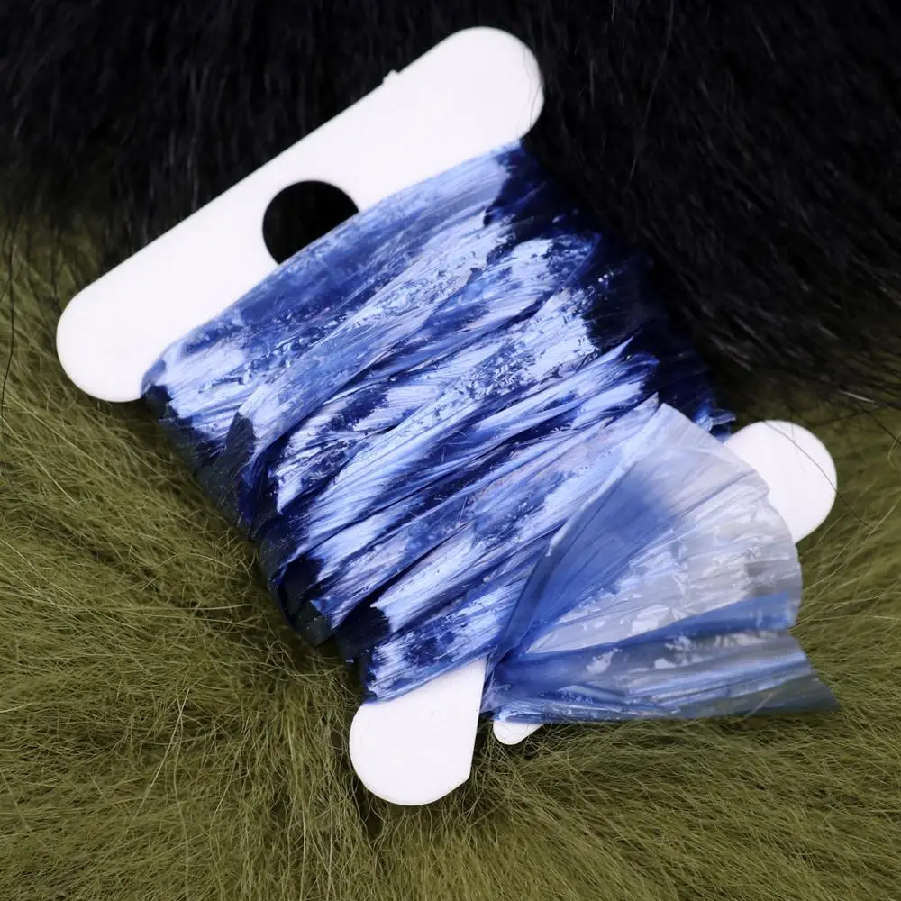 Wifreo 10 Uds atado de moscas paja suiza Raffene Ninfa espalda cuerpo ala caso atado de moscas Material cobre marrón Beige naranja - imagen 5