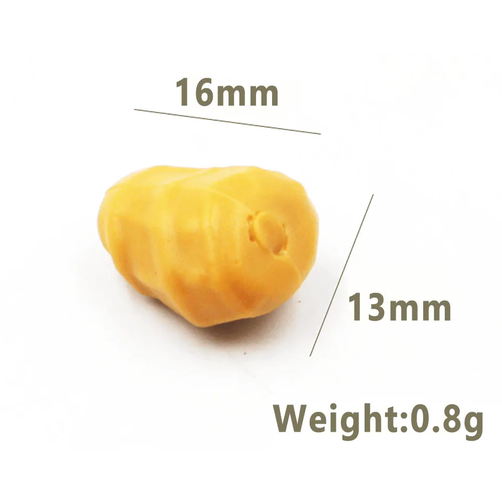 Wifreo-Cebo de tuerca de tigre flotante falso, aparejo de carpa de escorpión, aparejo emergente, aparejos de pesca de carpa grande, suave, 20 unids/lote por bolsa - imagen 2