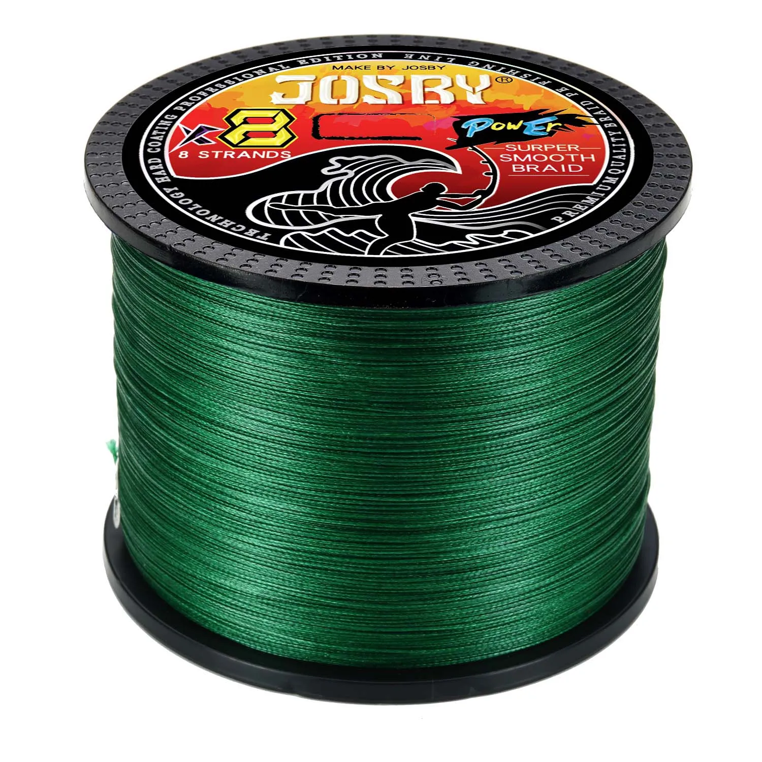 JOSBY-sedal de Pesca de 8 hebras, multifilamento trenzado, 10-90LB, 100% PE, 200M, 300M, 500M, 1000M, cordón para carpa, accesorios de mar y Lago, x4 - imagen 3