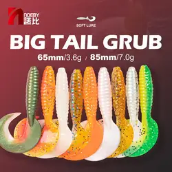 NOEBY Finesse Grub Señuelo vinilo ultraligero para spinning