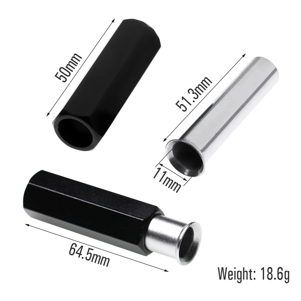 ICERIO Aluminum Black Hex Hair Stacker Fly Tying Tools - imagen 2