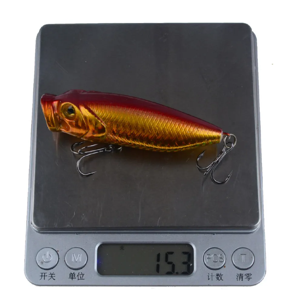 Señuelo de Pesca duro flotante, anzuelo Artificial, Wobblers duros, aparejos de Pesca de plástico, Crankbait para Lucio, Carpa, 1 unidad de 8cm/15,3g - imagen 3