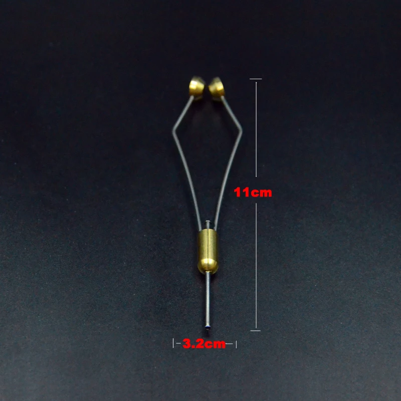 Soporte de bobina de cabeza de bala pesada, pies cónicos, boca acampanada lisa de 4,5 pulgadas, herramienta de atado de moscas, 1 pieza - imagen 4