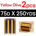 2pcs Yellow Olive
