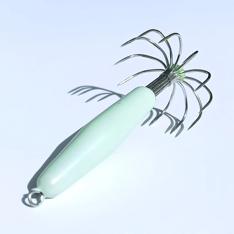 Plantilla luminosa de pulpo, plantilla de calamar, plantilla afilada, plantilla de mar, señuelo afilado, 16G, 25G, 35g, 45g, 55g, 68G, 76G, 90g, 108G - imagen 3