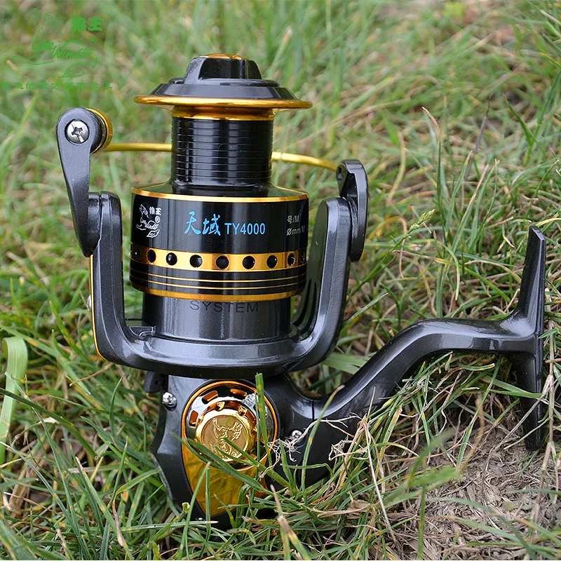 Carrete giratorio 5,0: 1 4,6: 1 11BB, rodamientos de bolas, rueda de mano fresca/salada, sistema de freno magnético, arrastre, buque Angeln 1000s-6000s - imagen 3