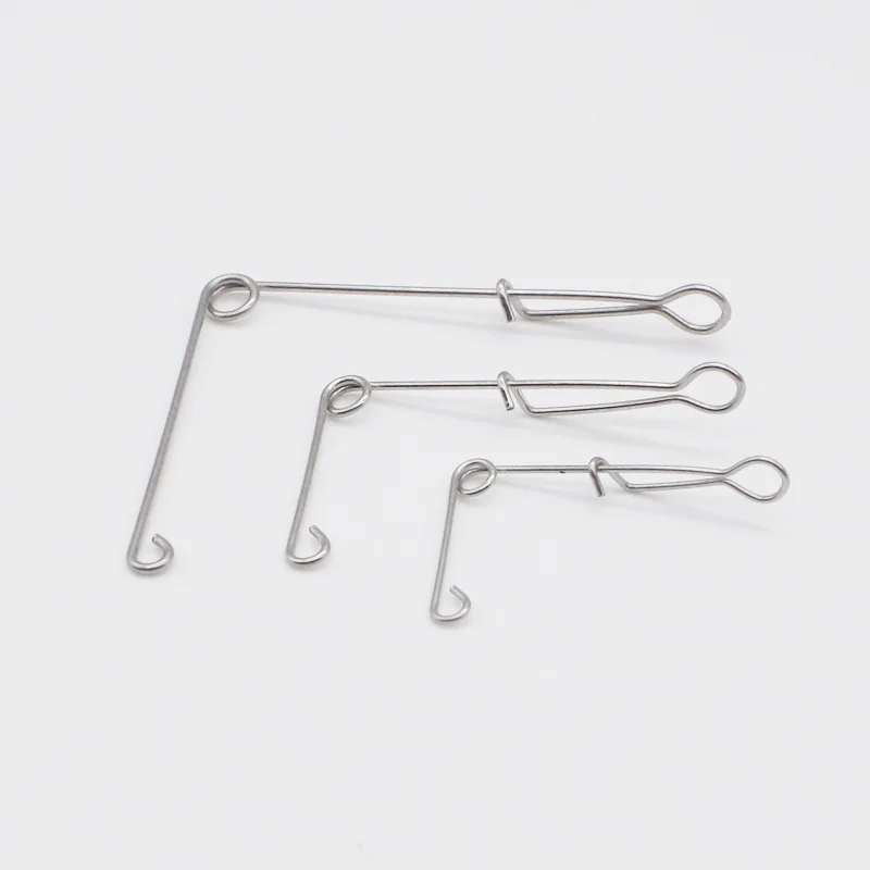 MAGBLUE 20 unids/lote hombre barbudo equipo de pesca pin giratorio de acero inoxidable pesca en alta mar accesorios de aparejos de pesca - imagen 5