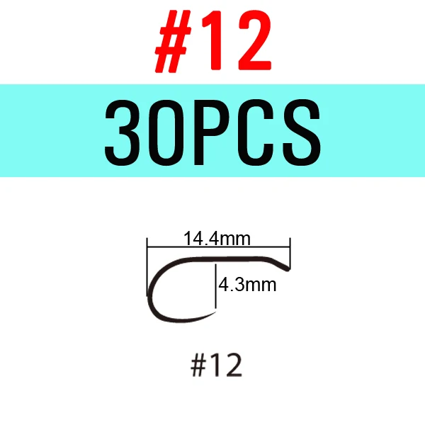 30PCS  Size 12