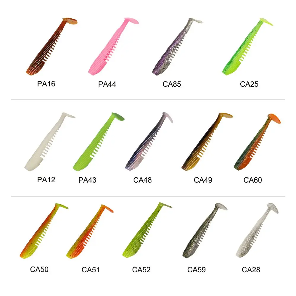 KESFISHING-señuelo de pesca FLK Minnow, 2,4 pulgadas, 4 pulgadas, cebos de silicona suave, cebos artificiales, olor a pescado Souple - imagen 5