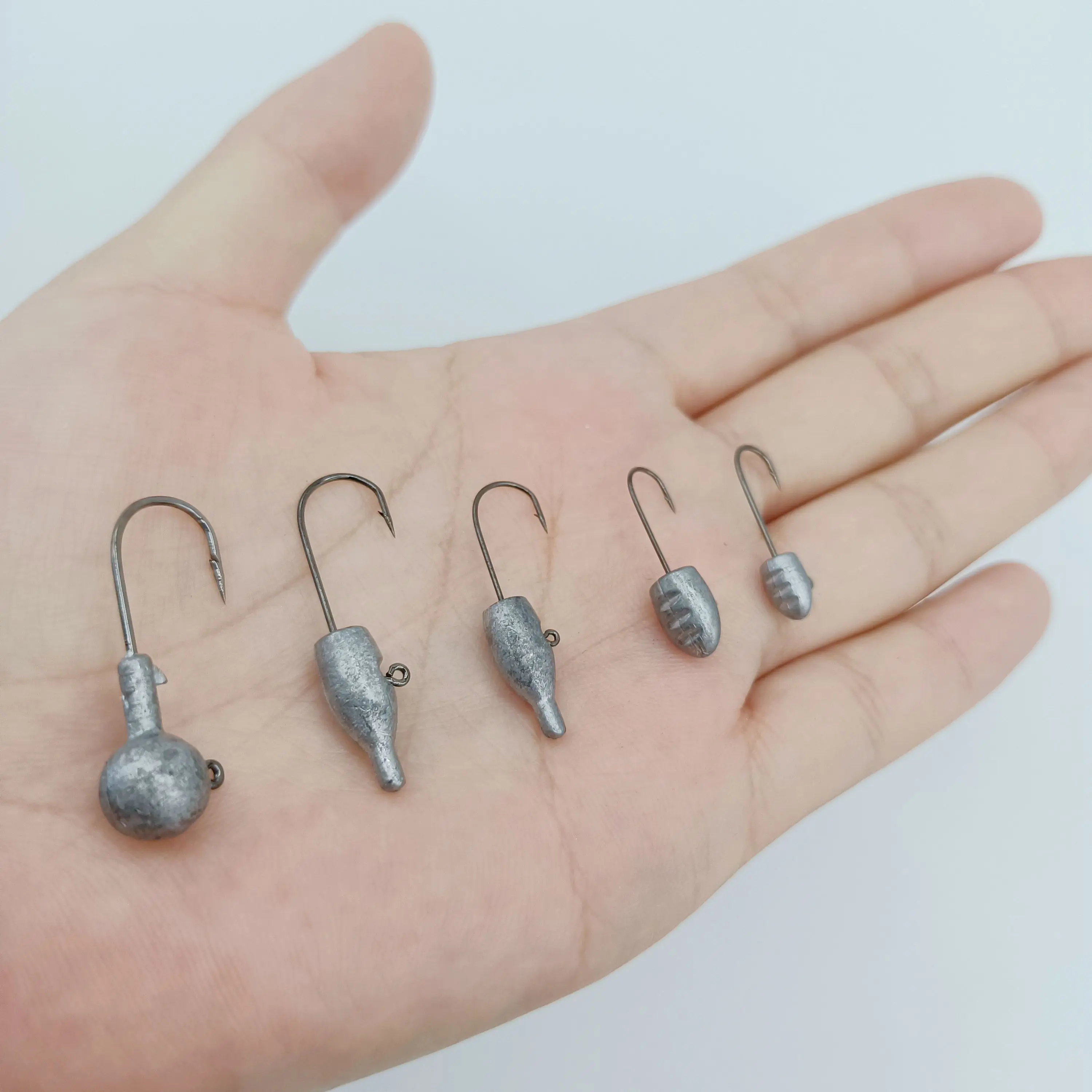 DUODUOYU-Conjunto de Mini señuelos blandos para pesca, anzuelos de pesca, Swimbaits Jig, Wobber Worm Bait, 139 Uds. + 1 caja/lote - imagen 5