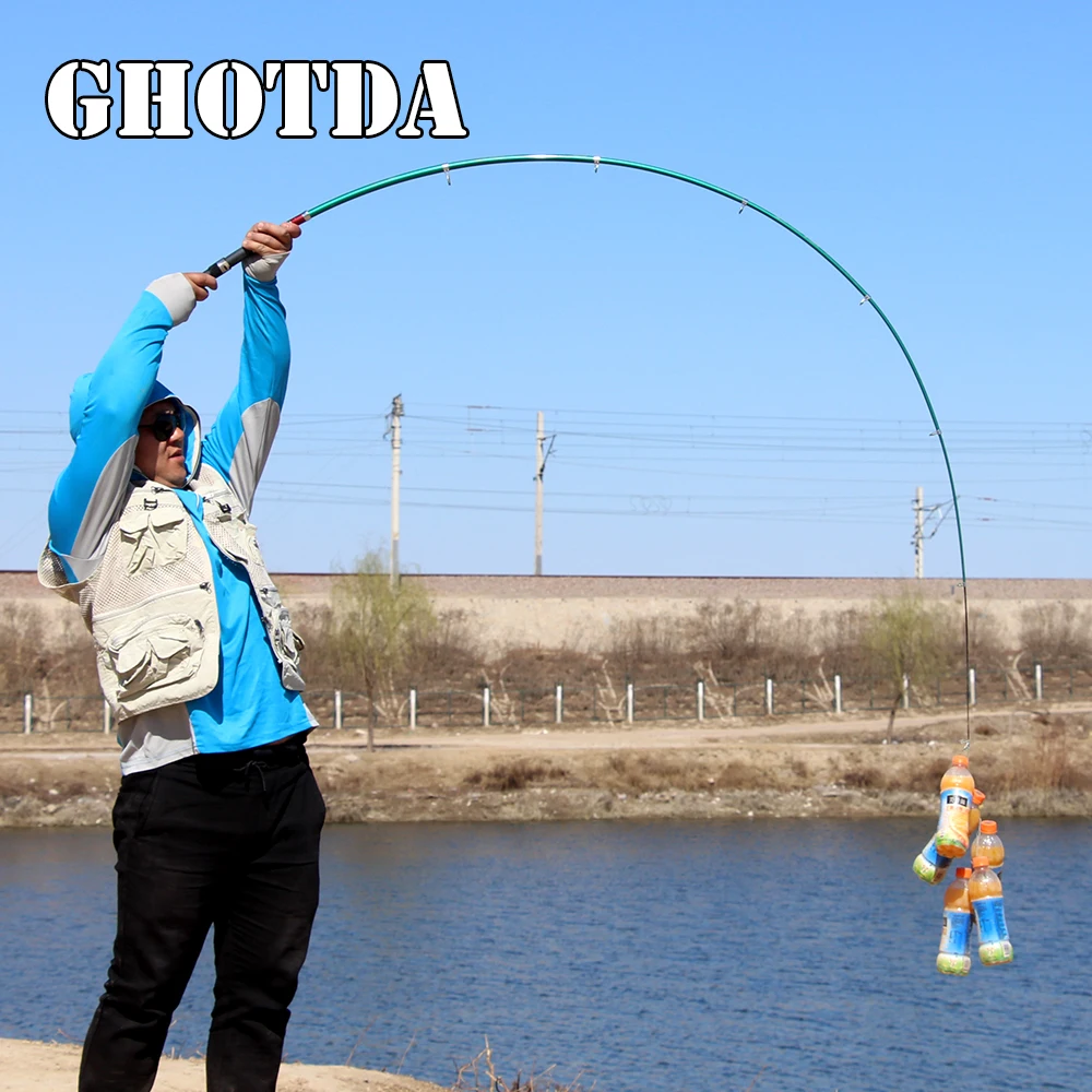 Conjunto de caña de pescar y carrete, Mini caña telescópica corta, carrete giratorio plateado/negro - imagen 4