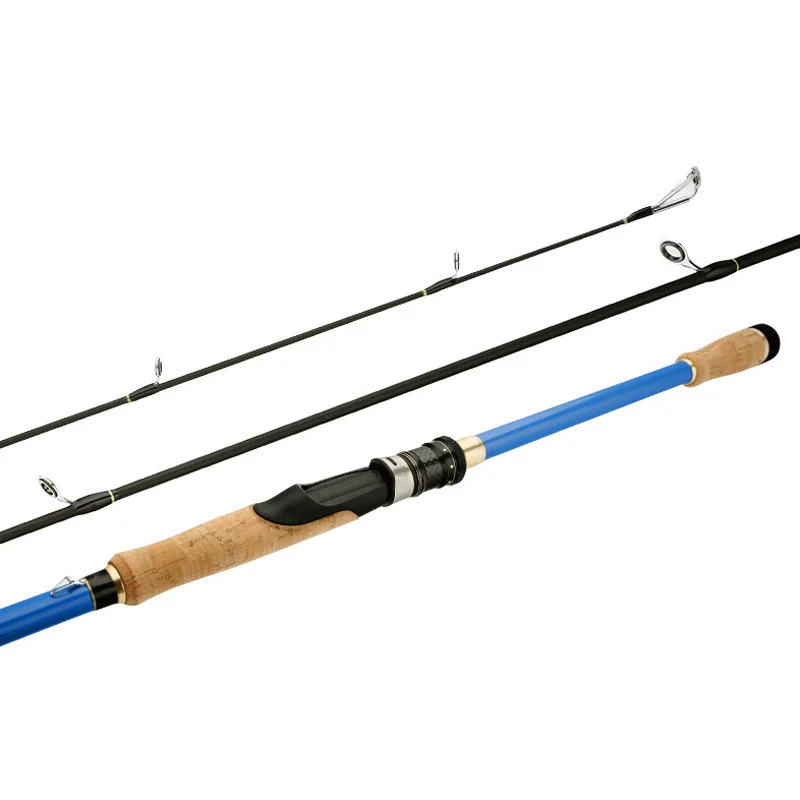 Jigging-caña de pescar ultraligera de carbono, 1,8 m, 2,1 m, 2,4 m, 4-35g, 24T