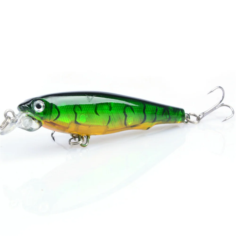 1 Uds. Señuelo de pececillo duro láser flotante 8cm 7,5g Isca cebo de plástico Artificial Wobblers aparejos de Pesca Trolling Crankbait Pesca - imagen 5