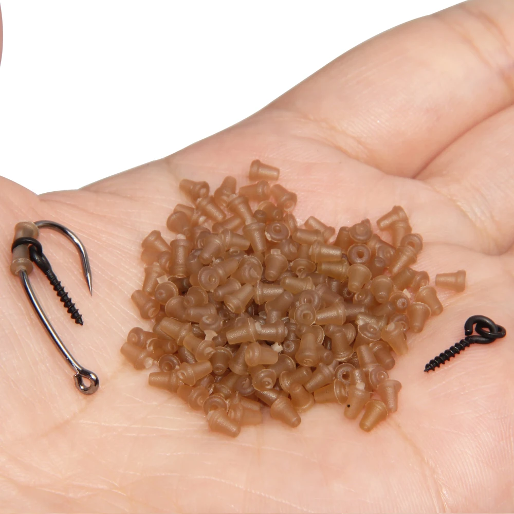 Anzuelo de pesca de carpa, accesorios de pesca de carpa, soporte de tope, aparejos de pesca de carpa, 200 Uds. - imagen 3