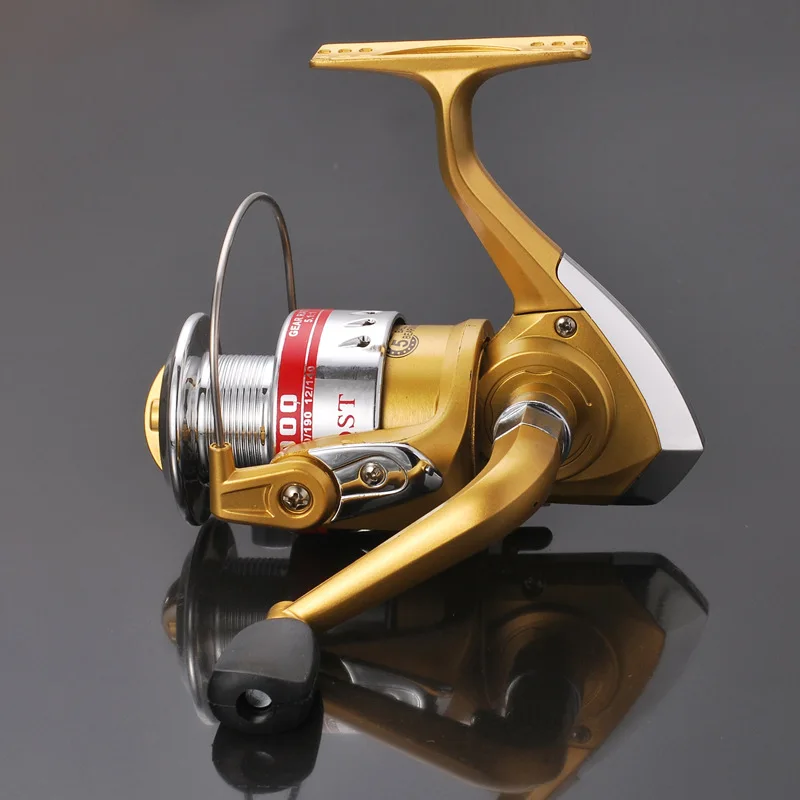 Carrete giratorio 5BB para Pesca De carpa, rueda De mano De alta velocidad, 10s, 20s, 30s, 40s, 50s, 60s - imagen 3