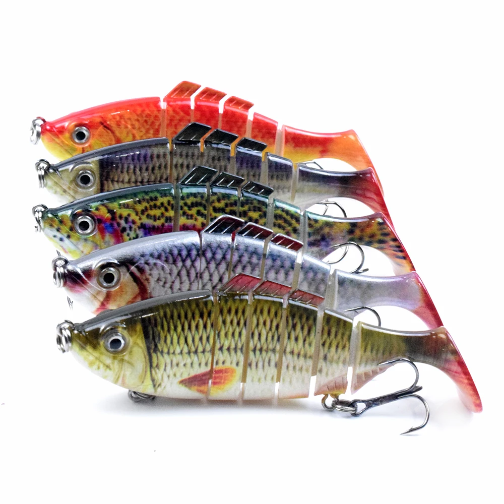CCLTBA-Señuelos de Pesca multiarticulados, 10cm, 16,5g, cebo Shad que se hunde, Wobbler, duro, Swimbait, aparejos de pesca, señuelo de lubina - imagen 5