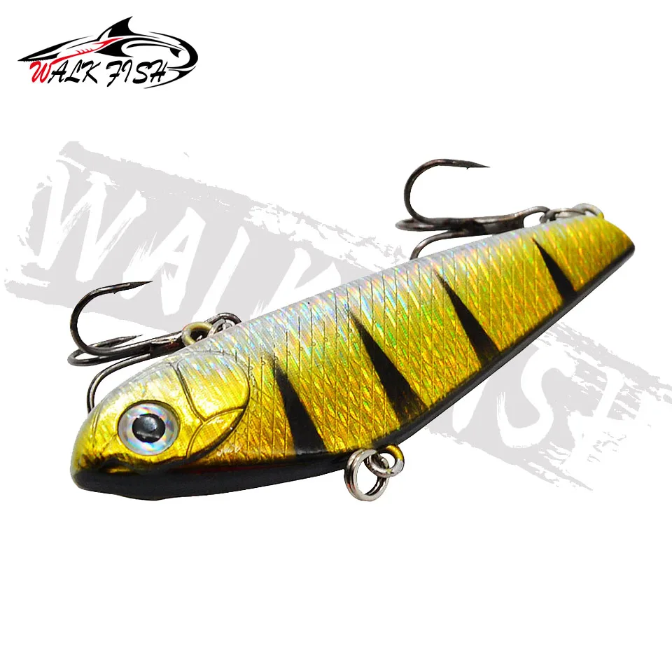 WALK FISH-señuelo de Pesca en hielo, 70mm, 22g, Japón, Crankbait, vibración, VIB, lubina, Lucio, pececillo, Wobblers - imagen 5