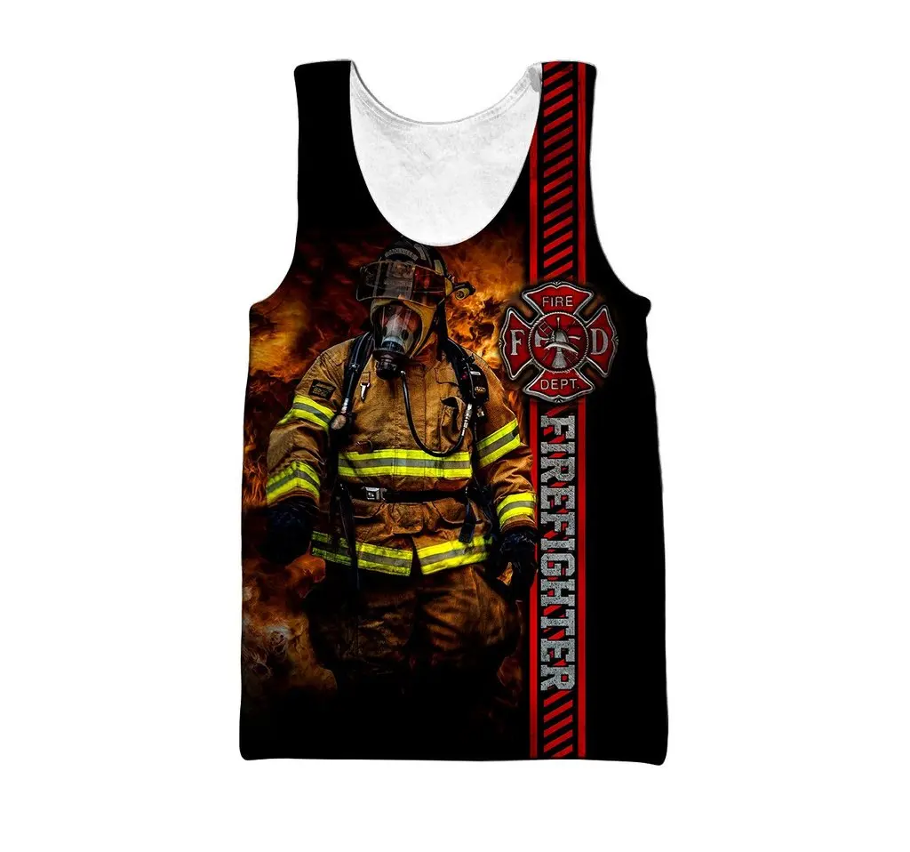 Chaleco estampado 3D Harajuku para hombre – Sin mangas streetwear unisex
