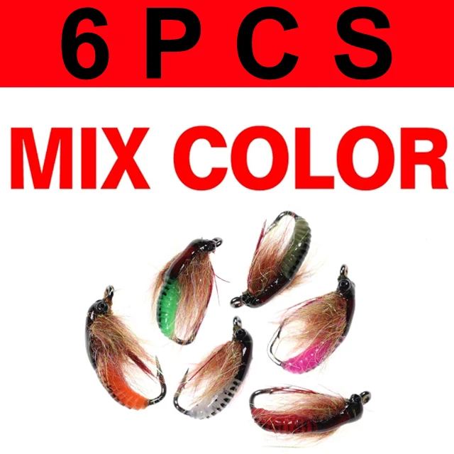 6pcs mix color