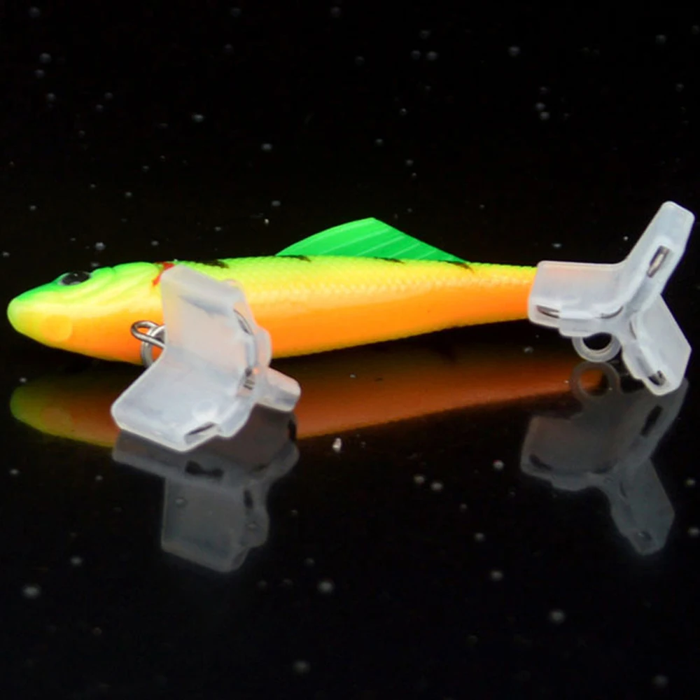 50PCS Triple Hooks Accessories Slots Sleeves Tool Treble Hook Durable Protector Caps Fishing Hollow Out Hook Cover Safety Case - imagen 5