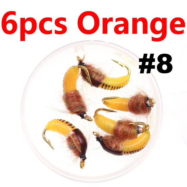 6PCS Orange 8