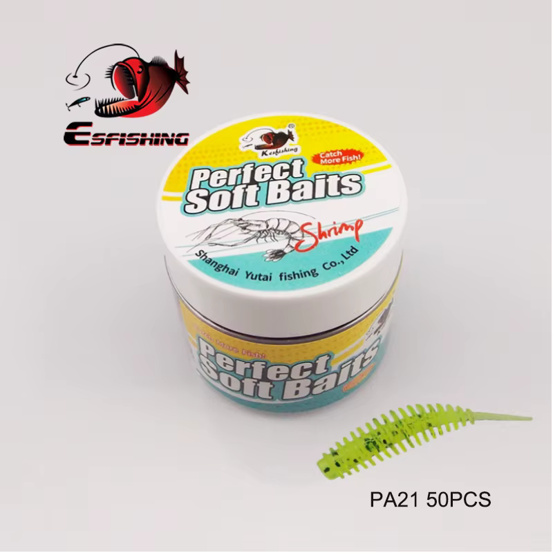 ESFISHING Mini Senko Tanta 38mm – Vinilo para Bass y Trucha - imagen 3
