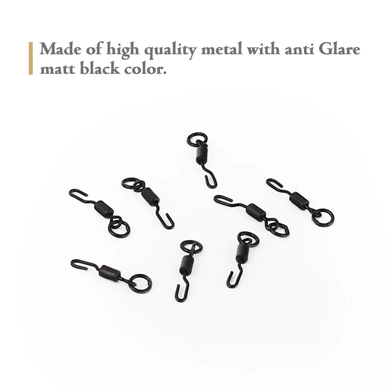 Mosodo-Spinner giratorio de pesca, accesorios de pesca de carpa, Micro gancho, aparejos giratorios de cambio rápido, 20 Uds. - imagen 3