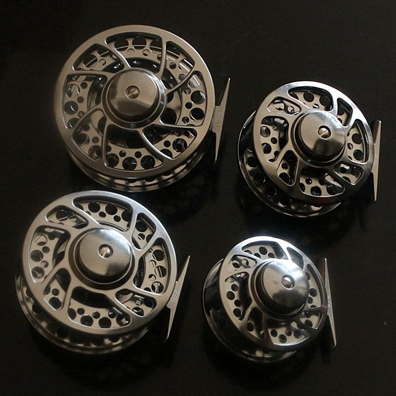 Twinfish-carrete de pesca con mosca, 3/4, 5/6, 7/8, CNC, mecanizado de metal, rodamientos de bolas de rueda voladora, relación 2 + 1, carrete de color de pistola 1:1 - imagen 5