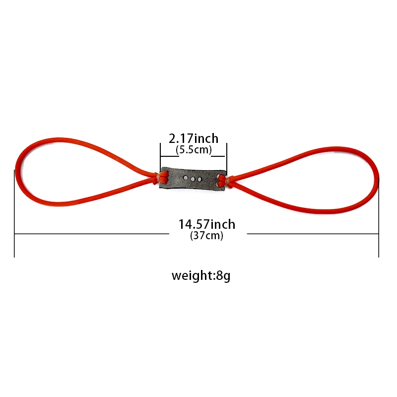 Tirachinas de caza, banda de goma redonda elástica potente, Catapulta de colocación, accesorios de tiro al aire libre, 3 piezas, 6 piezas, 9 piezas - imagen 2