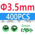 400PCS 3.5mm Green
