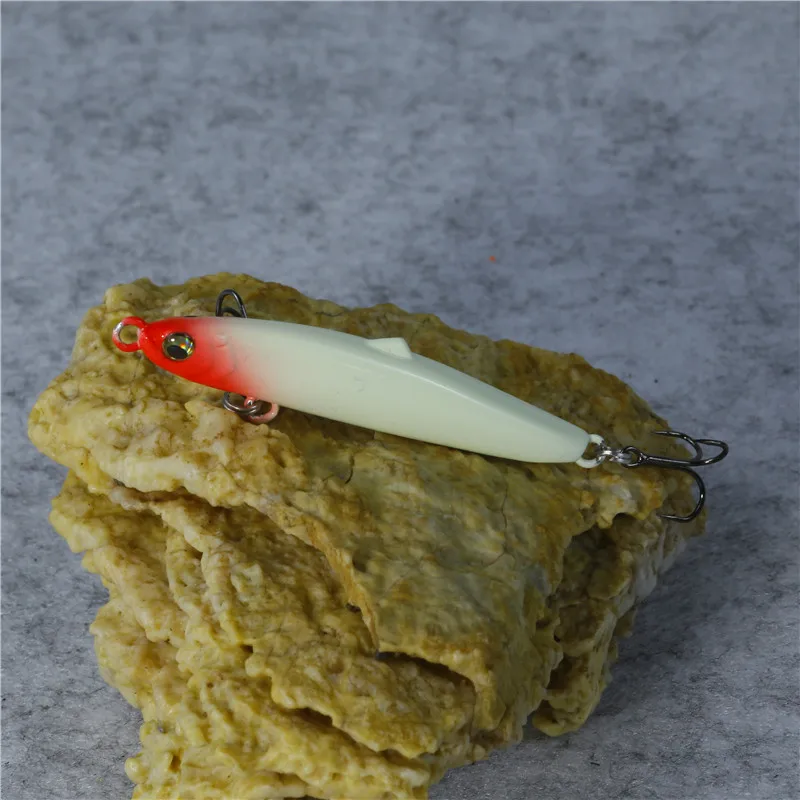 Le fish-señuelo de pesca de lápiz de 60mm y 5,4g, cebo duro de plástico Artificial para perca, Lucio, Zander - imagen 4