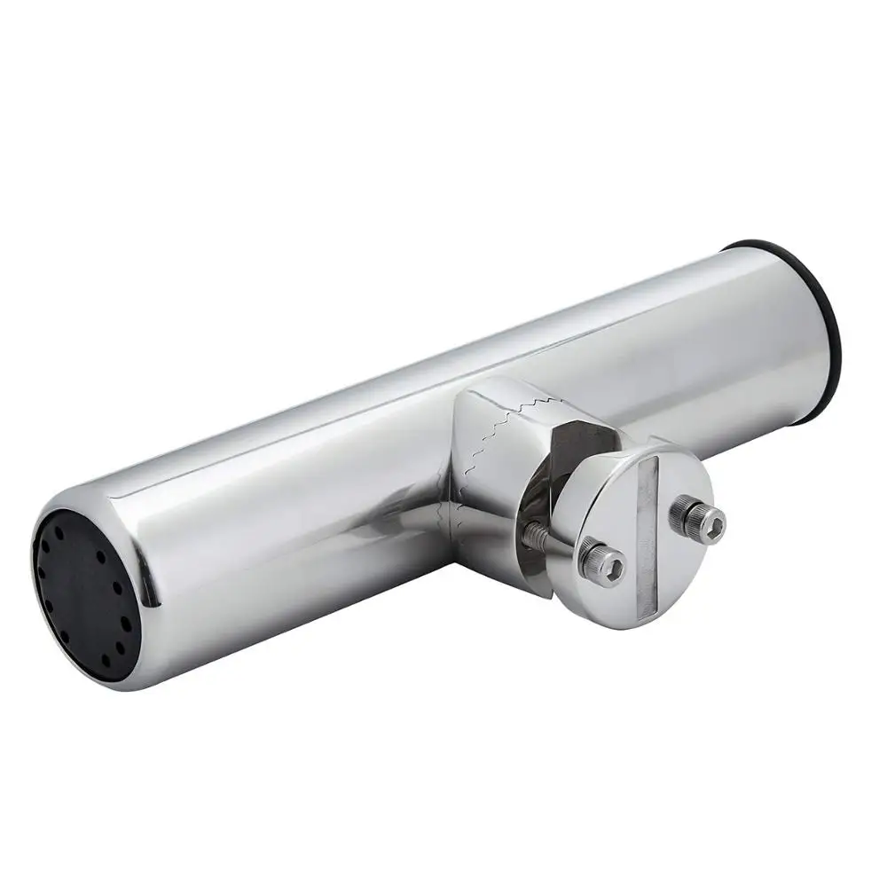 Aparejos de pesca para barco marino, abrazadera de acero inoxidable, soporte de caña de pescar ajustable para 7/8 "-1" - imagen 5