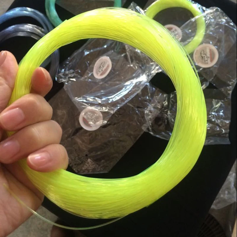 Sedal de Pesca amarillo, 500g, diámetro de 0,3-0,8mm, línea principal de nailon grueso, sedal para peces, carpa, Mahjong, ancla de asiento, aparejos de Pesca - imagen 3