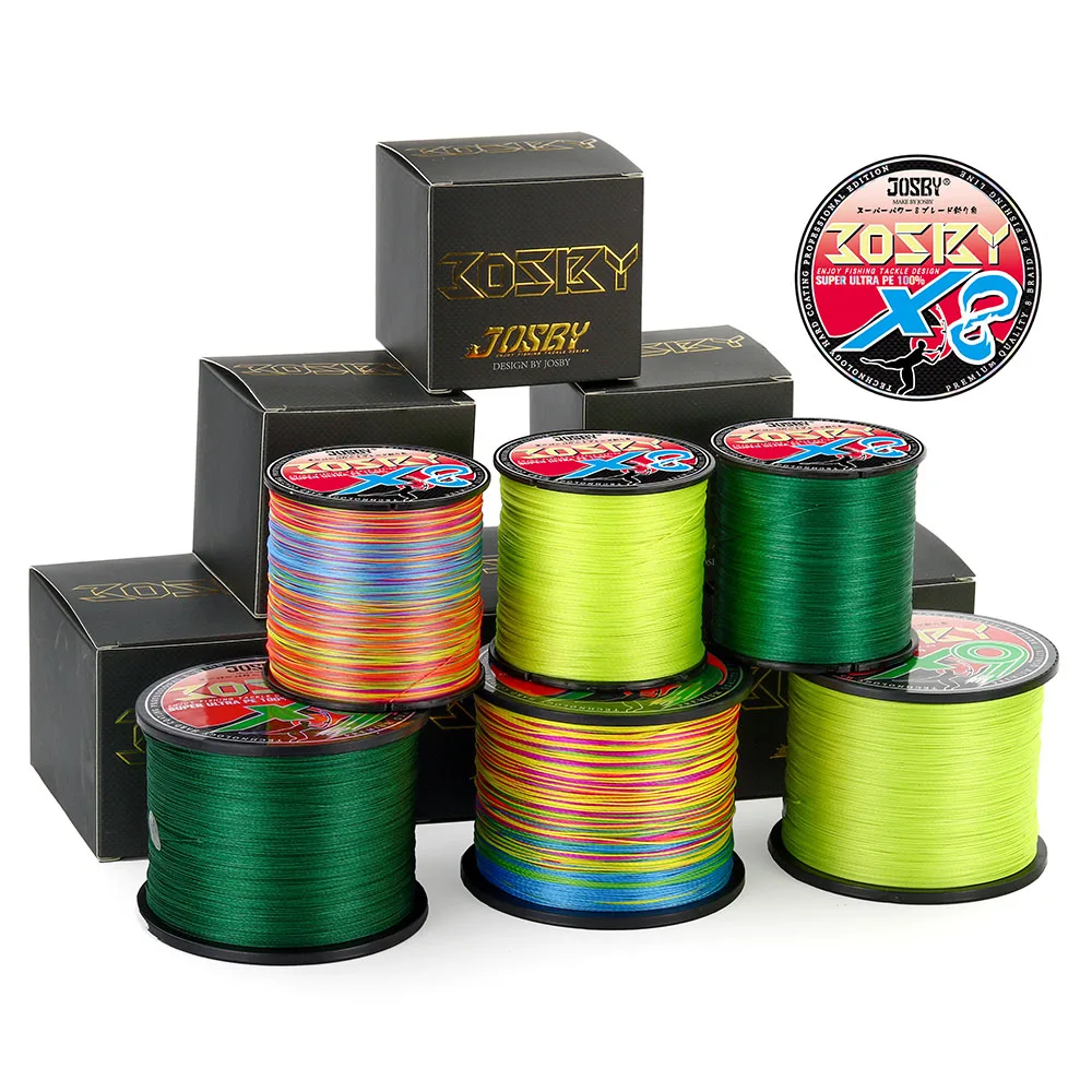 JOSBY-cable de pesca trenzado X8, multifilamento japonés, 300M, PE, tejido superfuerte y suave, alambre flotante, accesorios 18LB-66LB - imagen 5