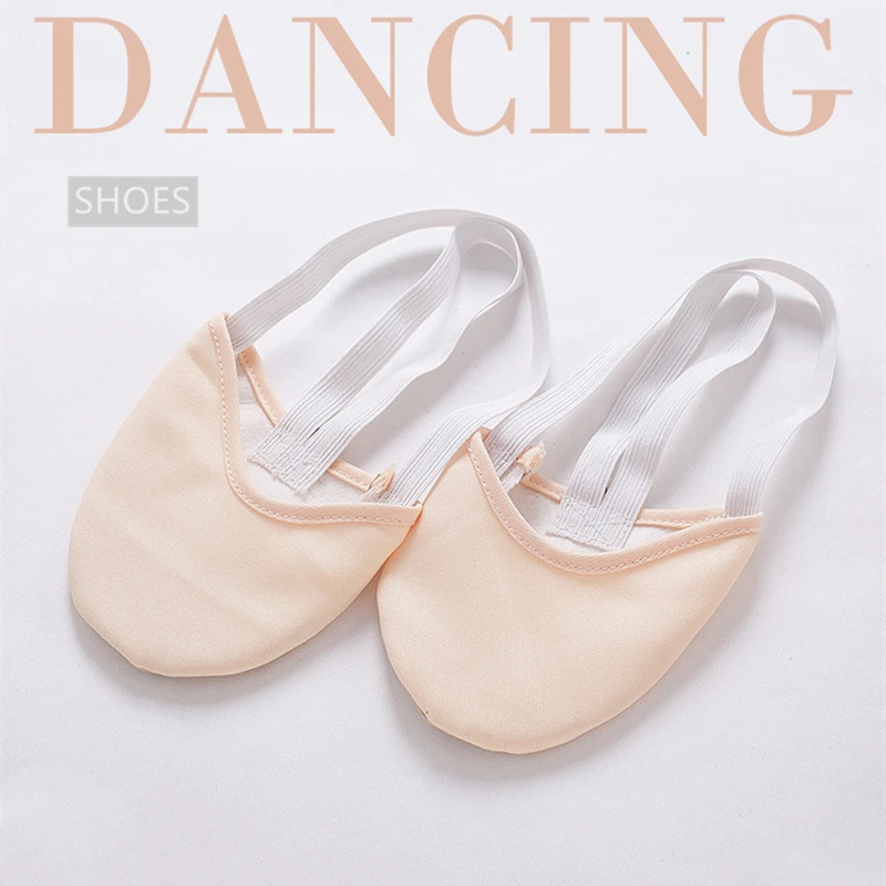 Zapatos de Gimnasia rítmica de media longitud, calcetines suaves, arte de salón, accesorios de Gimnasia, zapatos de baile elásticos, equipo de Gimnasia - imagen 2